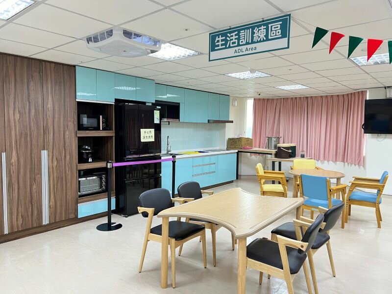 朴子醫院前瞻復健病房ADL訓練區。（圖片來源/賴仲亮）
