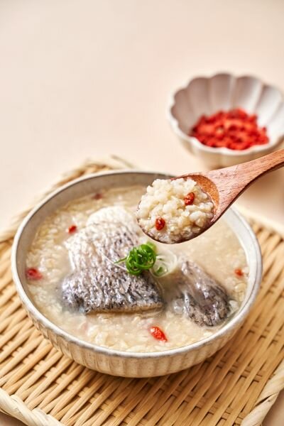 養生鱸魚粥  天時福水產