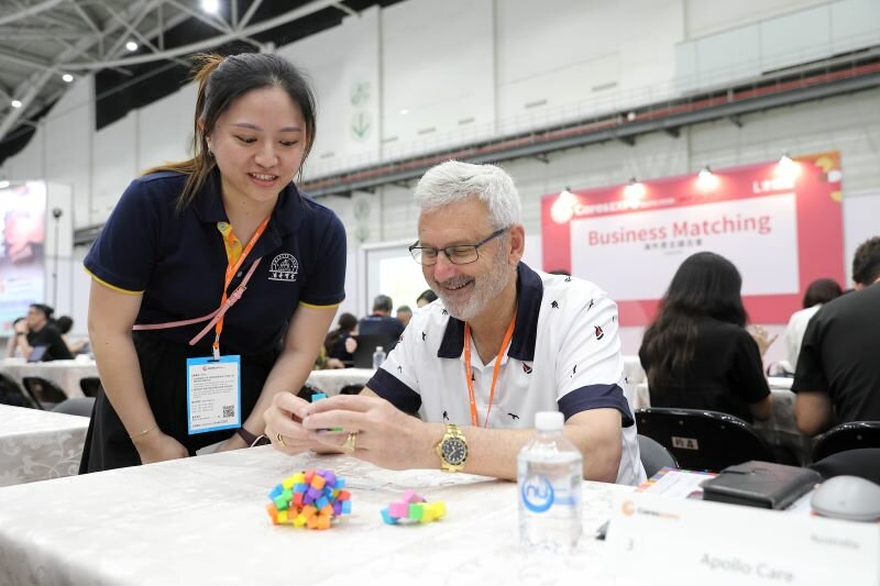 今年展會的參觀者結構更顯多元，照顧議題正從專業者延伸到一般大眾的關注，亦有來自14國176位海外參觀者參與。(圖片來源/侒可傳媒)