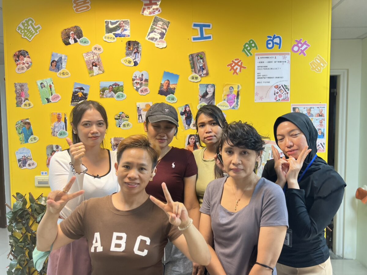 外籍看護也是歡喜學堂的重要夥伴。(圖片來源/ 歡喜學堂)