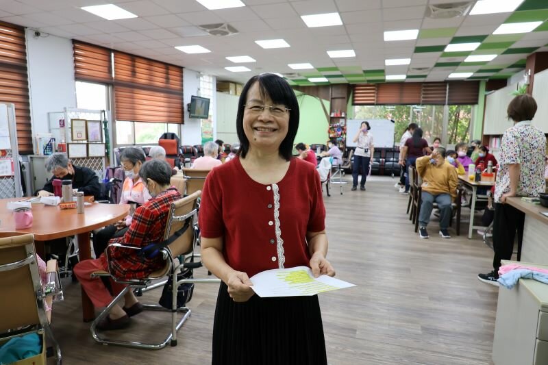 幸福A+日照中心主任藍芳貞。(攝影/侯俐安)