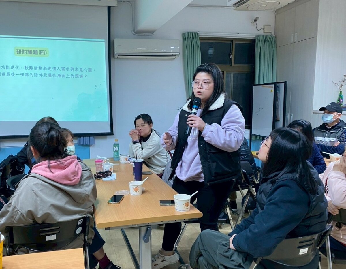 提問。（圖片來源／巫瑩慧）