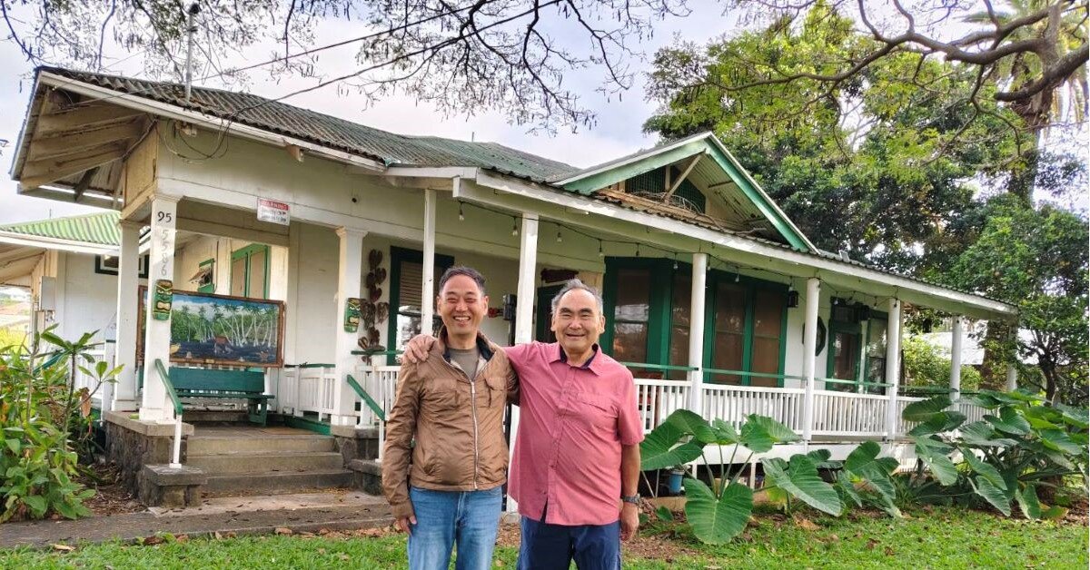 【郭紀子專欄】【郭紀子專欄】夏威夷大島上的那個老屋、庭院與79歲的民宿主人