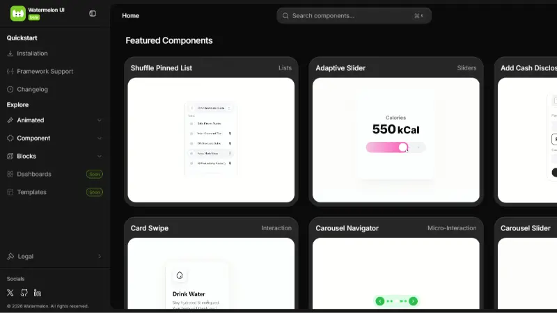 Watermelon UI